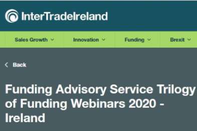 Funding Advisory Service Trilogy of Funding Webinars 2020 - Ireland